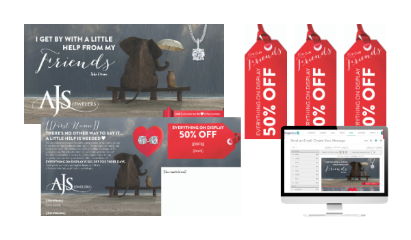 CV6 - promotional program Click the link below to customize your postcard design adding your own headline, body copy, and jewelr